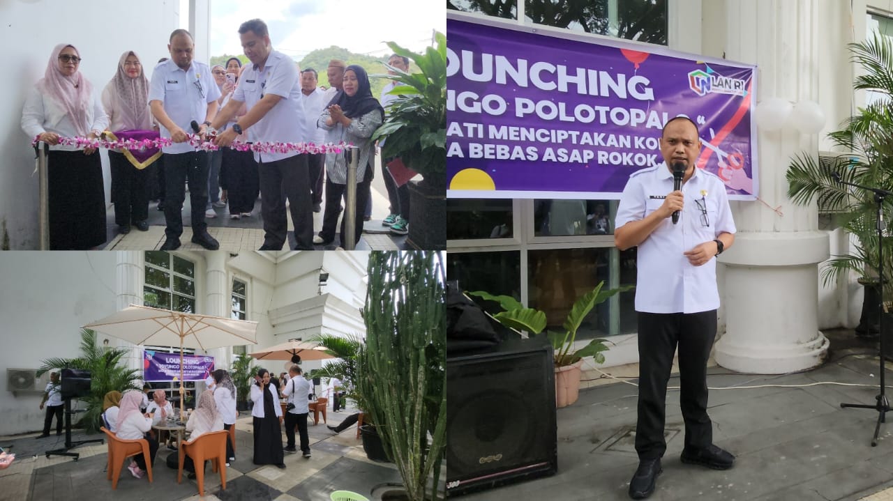 Sekretariat DPRD Provinsi Gorontalo Resmikan Zona Khusus Merokok "Toyungo Polotopalo