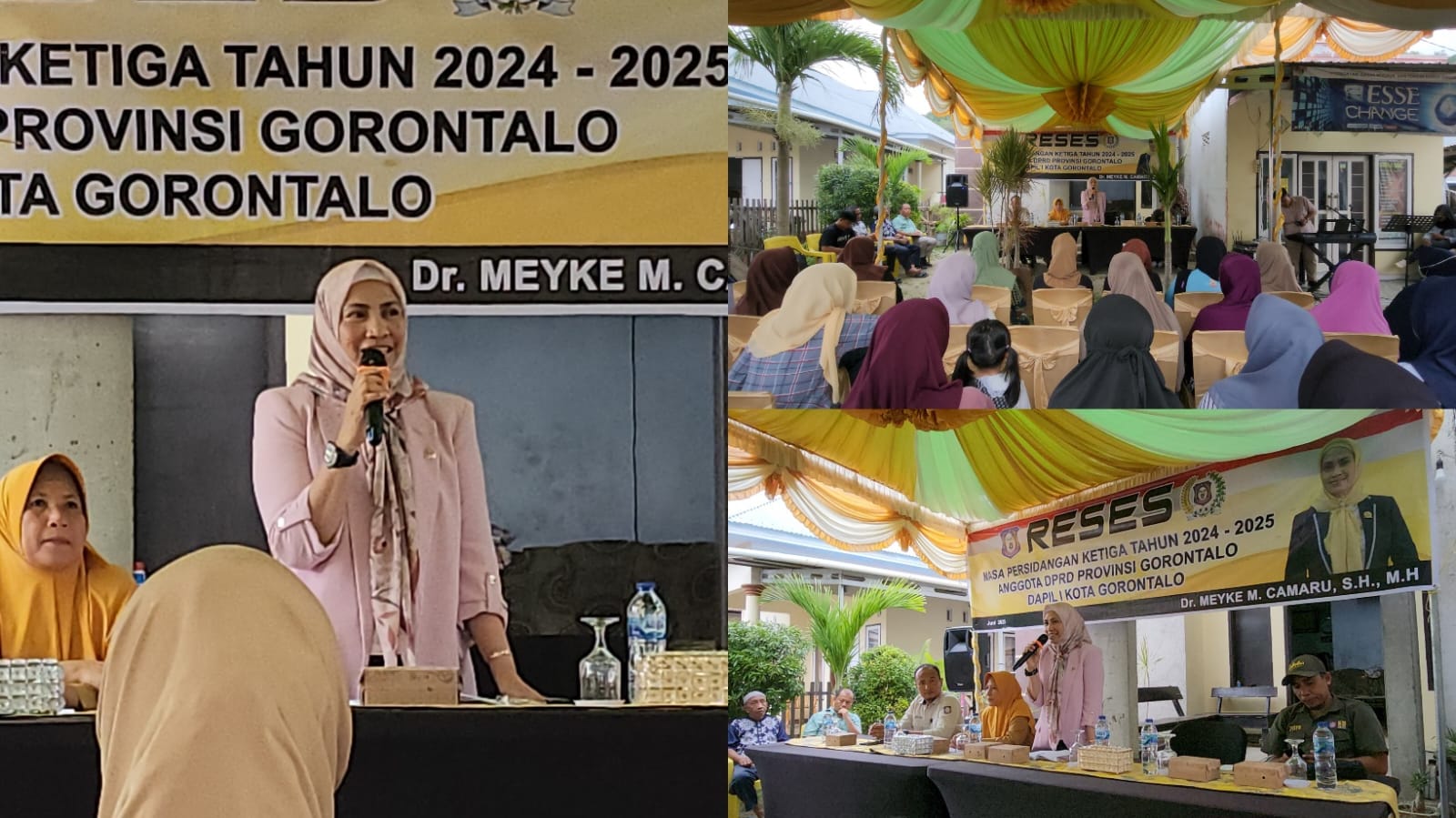 Meyke Camaru Sampaikan Bantuan Usaha, Pendidikan, dan Keagamaan saat Reses di Siendeng