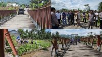RESES DAPIL IV KABGOR Jembatan Merah Putih Kritis, Anggota DPRD Provinsi Dapil IV Lakukan Tinjauan Lapangan