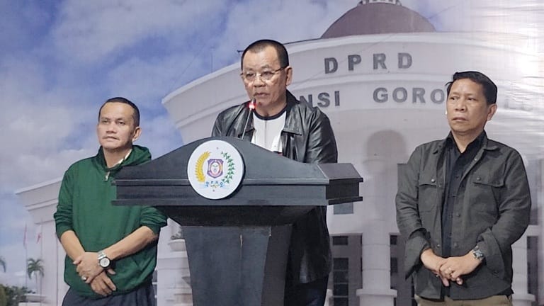 BK DPRD Gorontalo Gelar Konferensi Pers Terkait Video Viral Wahyudin Moridu