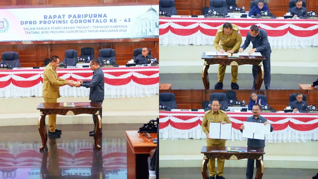 DPRD Provinsi Gorontalo Bahas Ranperda APBD 2026 pada Paripurna Tingkat I