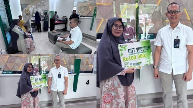 Sambut Hari Pelanggan, Pegadaian Gorontalo Bagikan Voucher Tabungan Emas