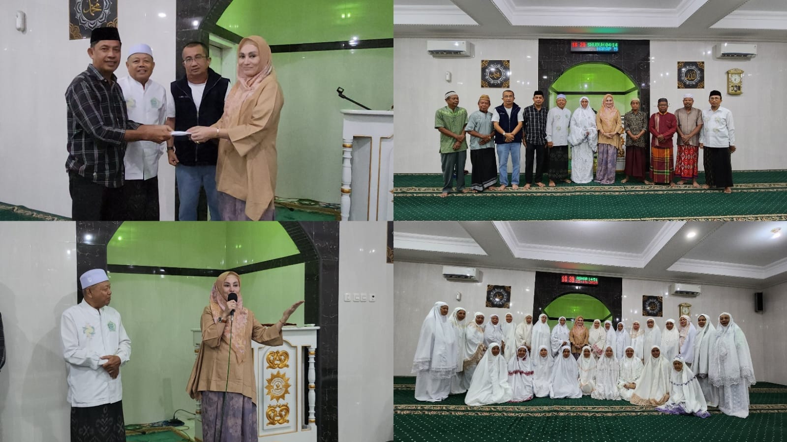 Indriani Dunda Salurkan Bantuan untuk Pembangunan Masjid Al Istighfar