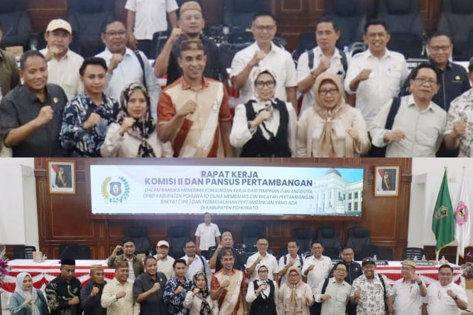 Rapat Bersama DPRD Pohuwato, Pansus Pertambangan Bahas Penanganan Izin Tambang Rakyat