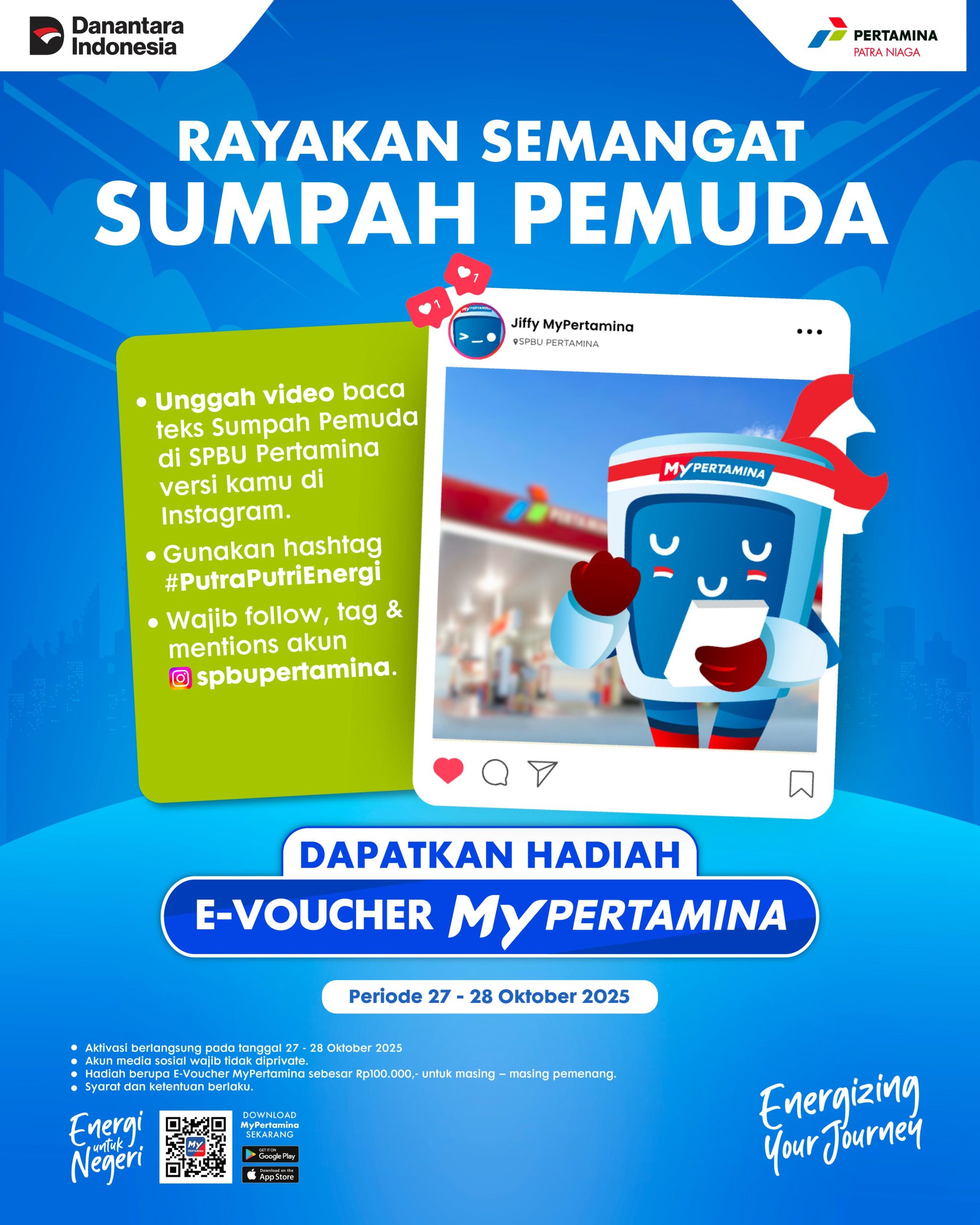 Pertamina Patra Niaga Sulawesi Ajak Masyarakat Rayakan Semangat Sumpah Pemuda Lewat “Rekam Posting Sumpah Pemuda untuk Negeri”