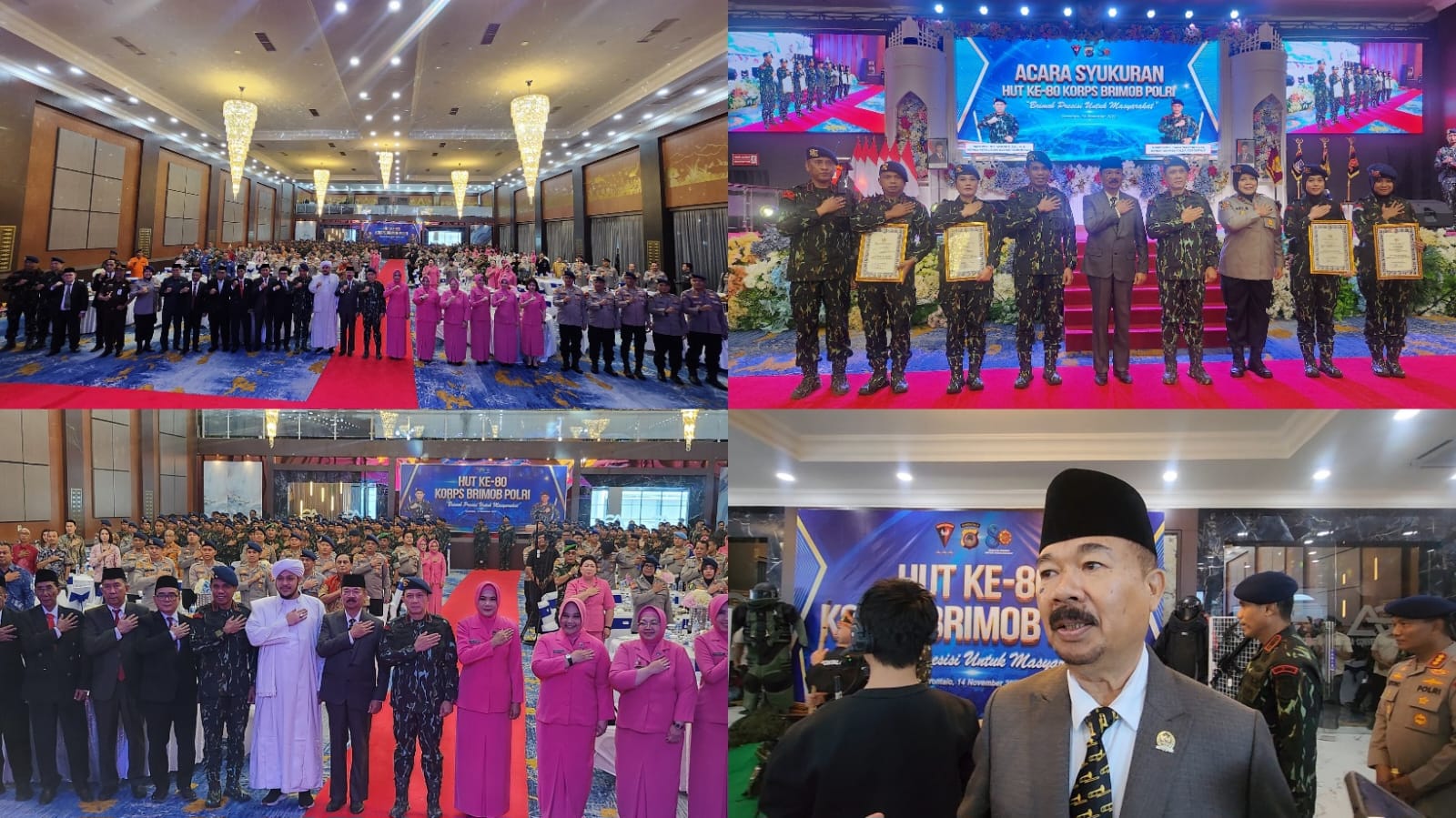 Ketua Deprov Thomas Mopili Harap Brimob Terus Jadi Pengayom di Usia ke-80