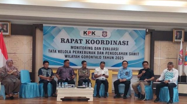 Komisi I DPRD Provinsi Gorontalo Hadiri Rakor Monev Tata Kelola Sawit Bersama KPK dan Gubernur