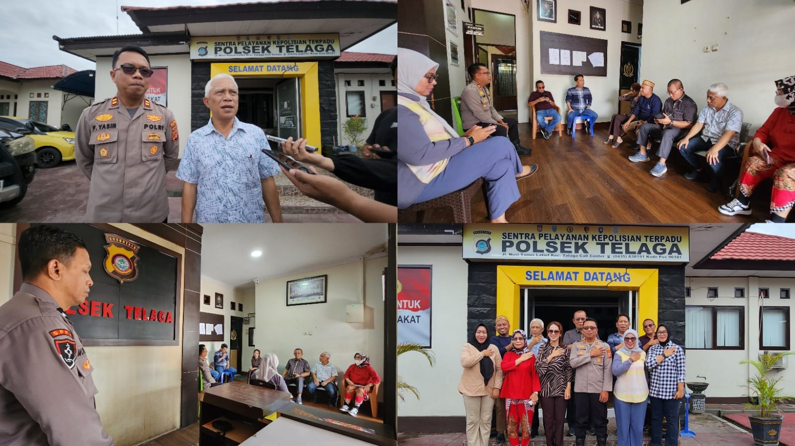 Komisi I DPRD Provinsi Gorontalo Pantau Kesiapan Kamtibmas di Polsek Telaga Jelang Ramadan