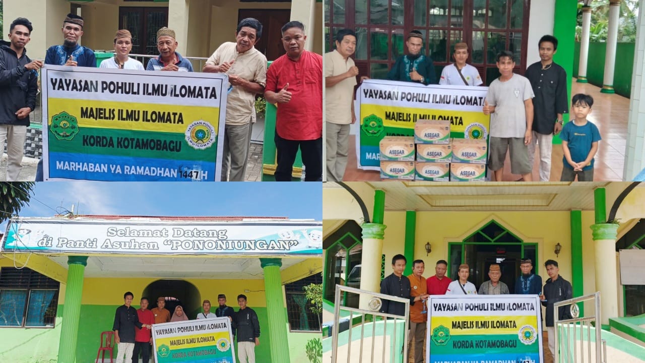 Ramadan Penuh Berkah, Yayasan Pohuli Ilmu Ilomata Bantu Anak Panti dan Sarana Ibadah