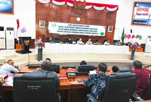 Komisi I DPRD Provinsi Gorontalo Gelar RDP Bahas Lingkungan
