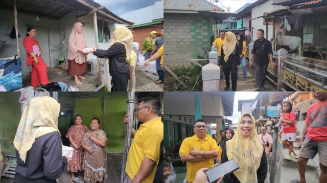 DPD II Golkar Kota Gorontalo Antar Langsung Takjil Program Rusli Habibie ke Rumah Warga