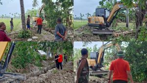 Tak Tunggu Anggaran, Suyuti Kerahkan Alat Berat Pribadi Selamatkan 40 Hektare Sawah