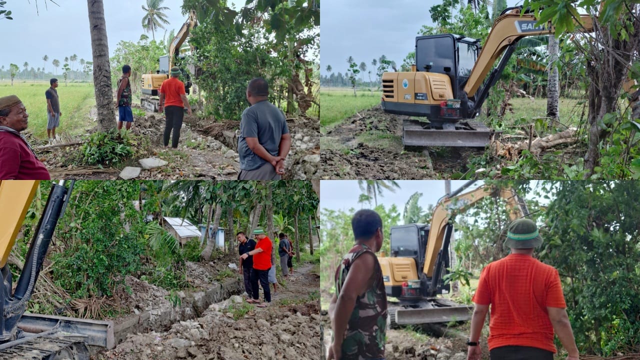 Tak Tunggu Anggaran, Suyuti Kerahkan Alat Berat Pribadi Selamatkan 40 Hektare Sawah