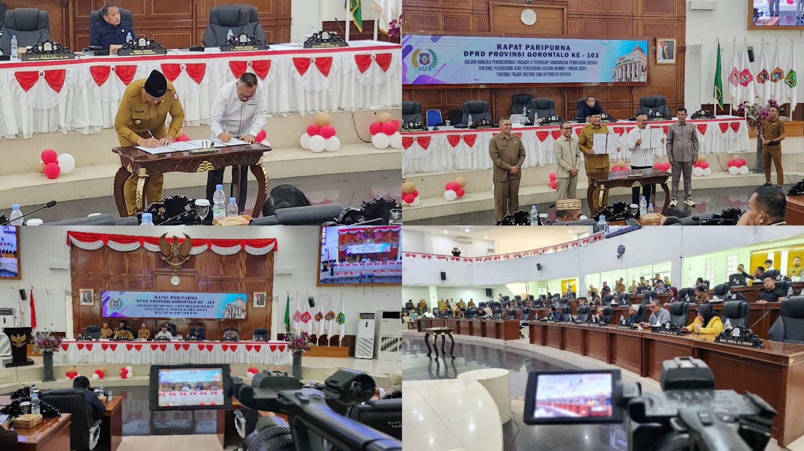 Paripurna ke-103, DPRD Provinsi Gorontalo Putuskan Arah Baru Pajak dan Retribusi Daerah