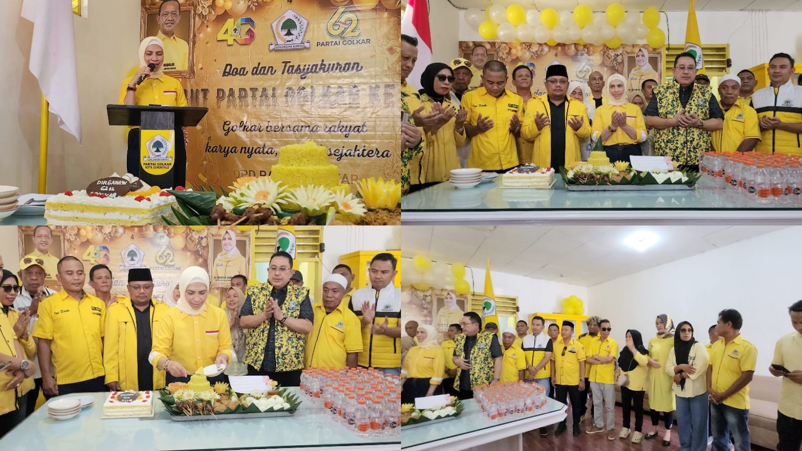 HUT ke-62 Golkar, Meyke Camaru Ajak Kader Terus Hadirkan Karya Nyata untuk Rakyat
