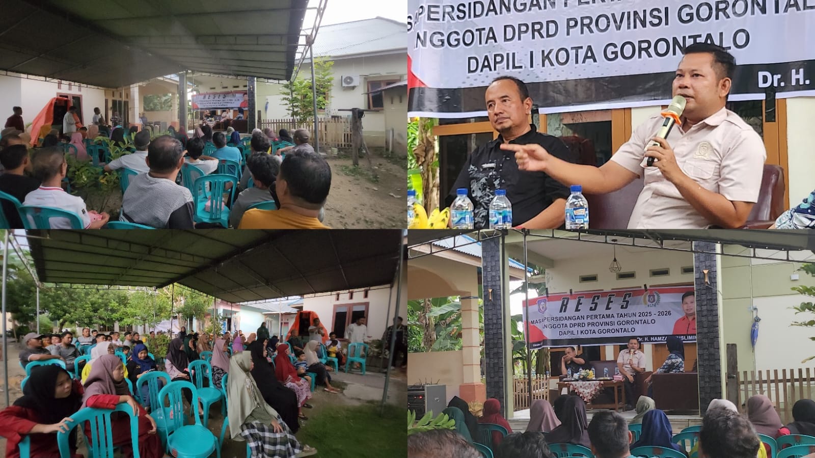 Reses di Dulomo Utara, Hamzah Muslimin Serap Keluhan Soal Saluran Pembuangan Air