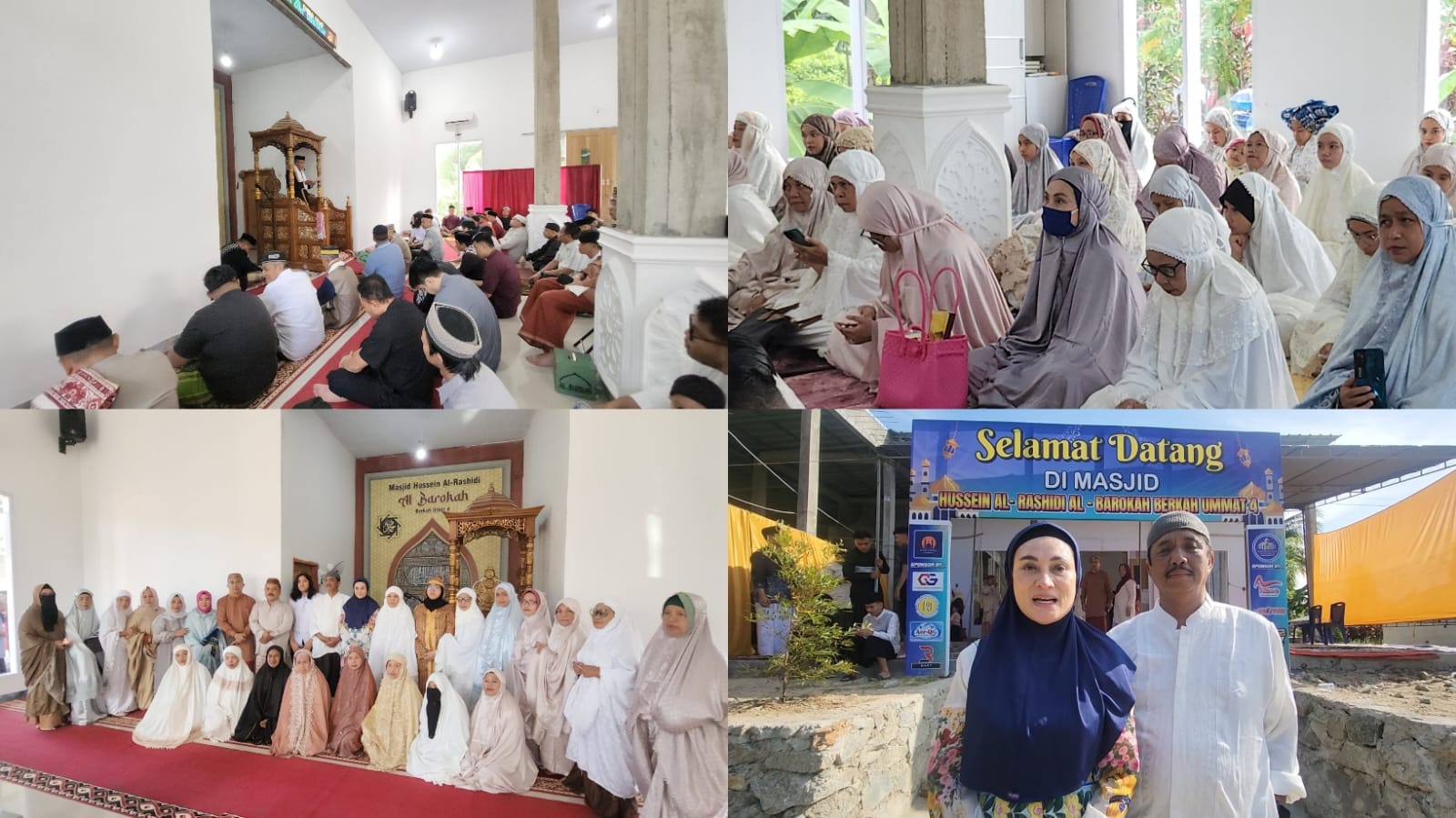 Indriani Dunda Rayakan Idul Fitri Perdana di Gorontalo, Salat di Masjid Al Barokah