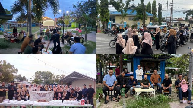 Alumni 2001 SMPN 1 Kabila Berbagi Takjil di RTH Kabila, Pererat Silaturahmi Ramadan