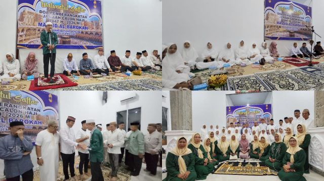 Majelis Taklim Al Barokah Doakan Calon Jemaah Haji Dungingi Jelang Keberangkatan