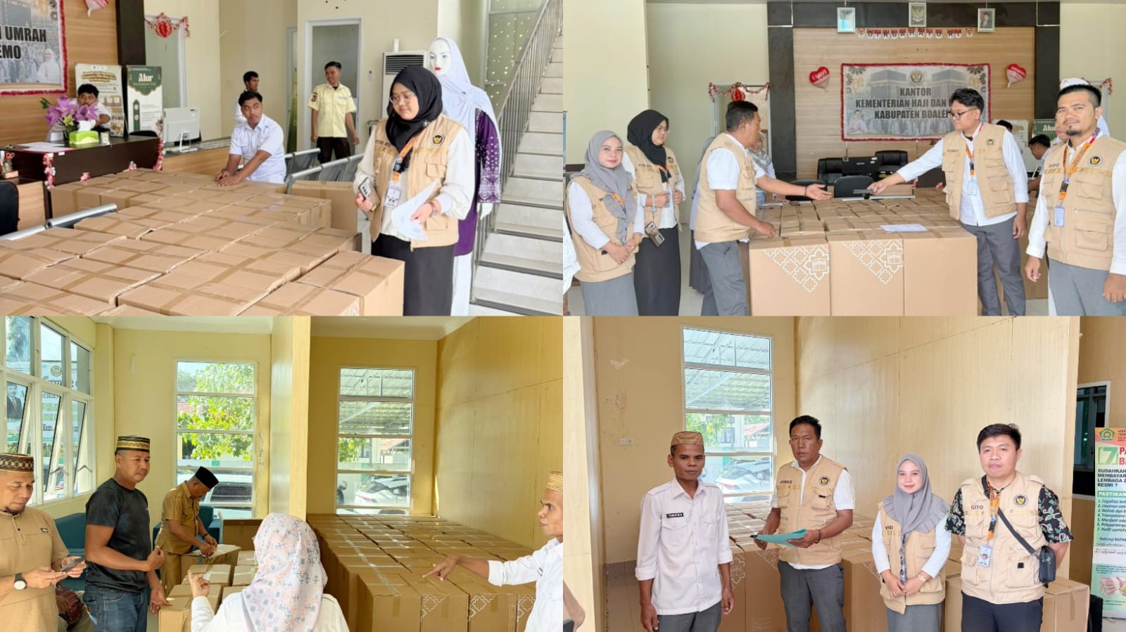 Distribusi Koper Haji Gorontalo Dikebut, 611 Koper Kloter 28 dan 30 Langsung Disalurkan