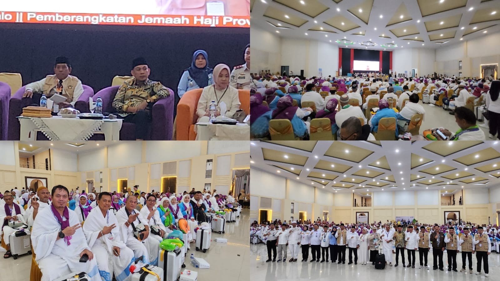 393 Jemaah Haji Kloter 28 UPG Asal Gorontalo Diberangkatkan ke Tanah Suci