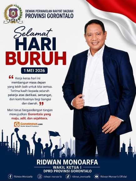 Wakil Ketua DPRD Gorontalo: Hari Buruh Momentum Perjuangkan Hak dan Martabat Pekerja