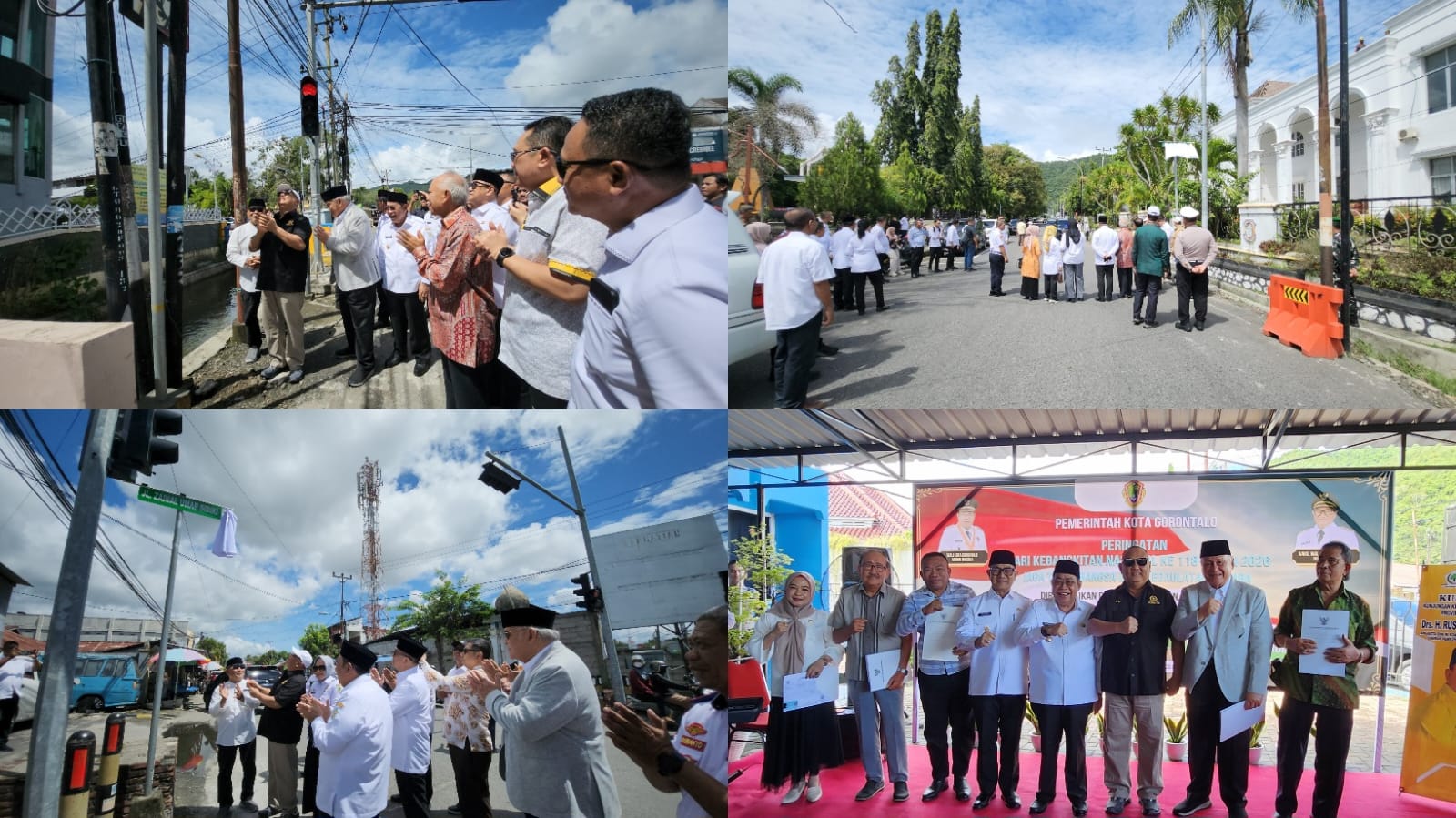 Nama Habibie Kini Terpampang di Jalan Terpanjang Kota Gorontalo
