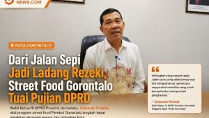 Dari Jalan Sepi Jadi Ladang Rezeki, Street Food Gorontalo Tuai Pujian DPRD