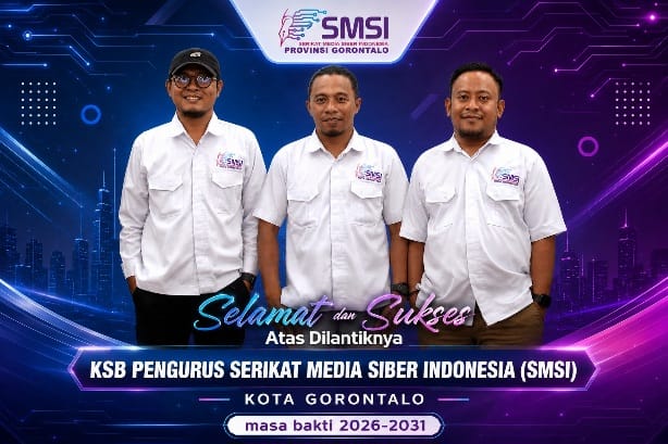 Generasi Muda Pimpin SMSI Kota Gorontalo, Siap Jawab Tantangan Media Digital