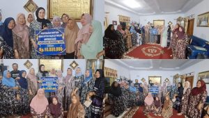 Indriani Dunda Sentuh Kelompok yang Terlupakan, Majelis Taklim Al Istiqomah Terima Hibah
