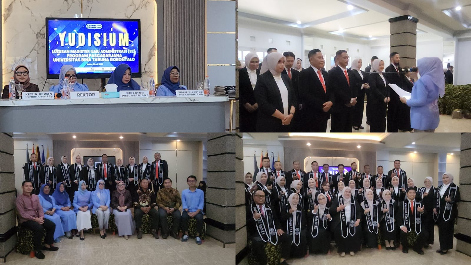 10 Pegawai Setwan DPRD Gorontalo Raih Gelar Magister, Unbita Luluskan 31 Alumni S2 Administrasi