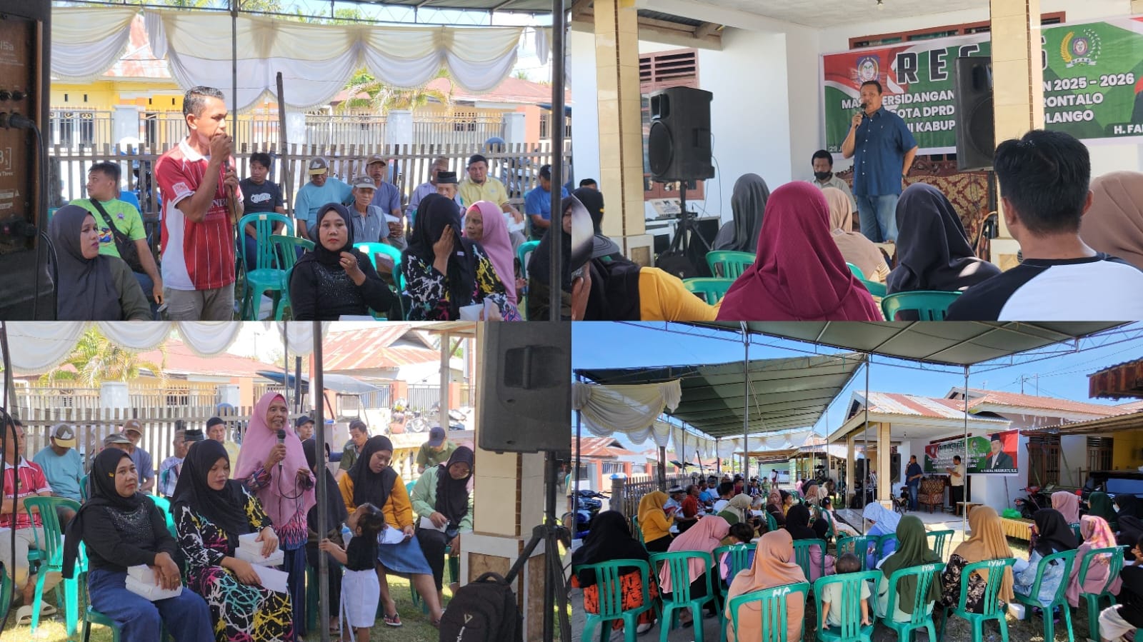 Jalan Perbatasan Rusak Bertahun-tahun, Warga Tagih Solusi kepada Faisal Hulukati Saat Reses