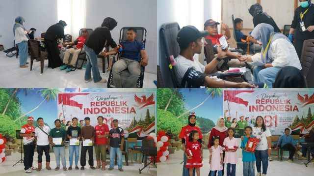 HUT ke-81 RI, Biomasa Group Gelar Donor Darah dan Pemeriksaan Kesehatan Gratis