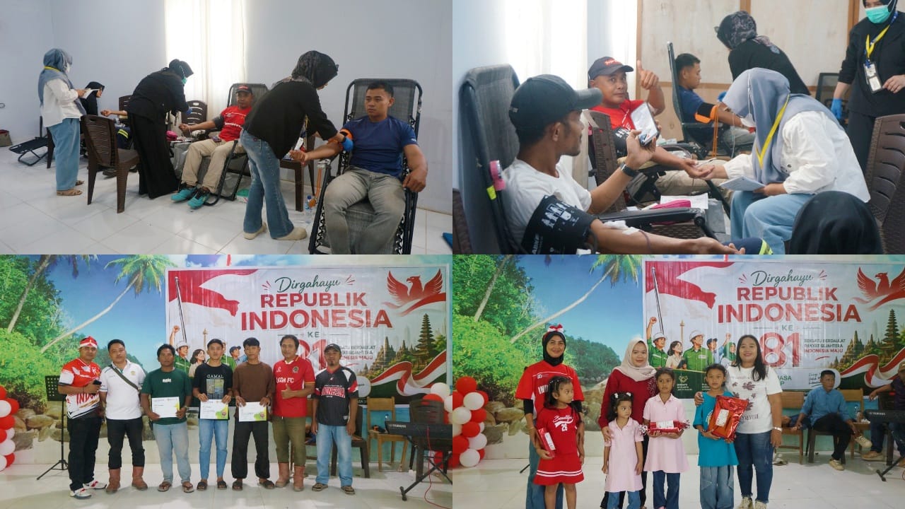 HUT ke-81 RI, Biomasa Group Gelar Donor Darah dan Pemeriksaan Kesehatan Gratis