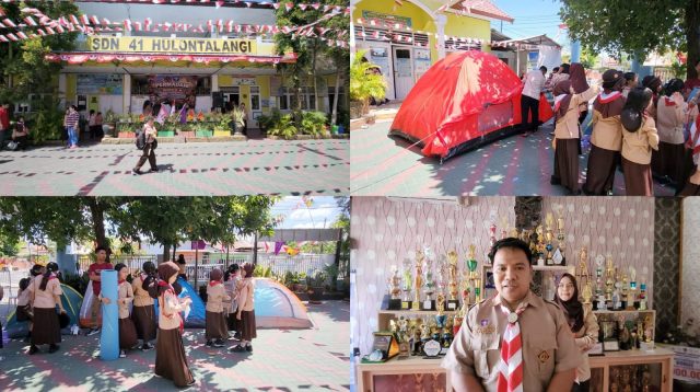 HUT RI ke-81, SDN 41 Hulonthalangi Cetak Generasi Berkarakter Lewat Kemah Pramuka