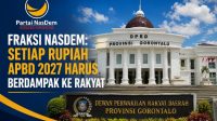 Fraksi NasDem: Setiap Rupiah APBD 2027 Harus Berdampak ke Rakyat
