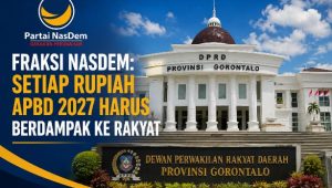 Fraksi NasDem: Setiap Rupiah APBD 2027 Harus Berdampak ke Rakyat