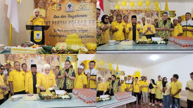 HUT ke-62 Golkar, Meyke Camaru Ajak Kader Terus Hadirkan Karya Nyata untuk Rakyat