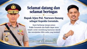 Andi Ilham Sambut Kapolda Gorontalo Baru, Harapkan Sinergi untuk Menjaga Iklim Usaha