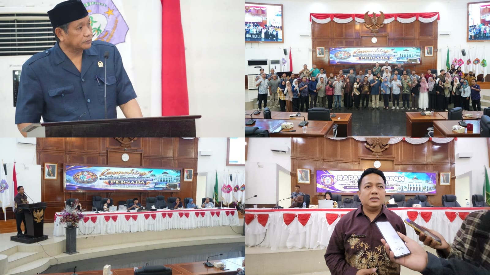 Sekretariat DPRD Provinsi Gorontalo Kini Punya JDIH PERSADA, Produk Hukum Bisa Diakses Masyarakat