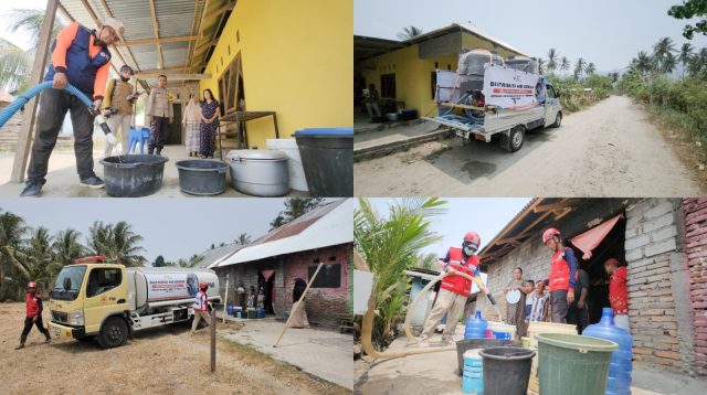 Sumur mengering, PMI Gorontalo salurkan air bersih bagi warga Bone Bolango