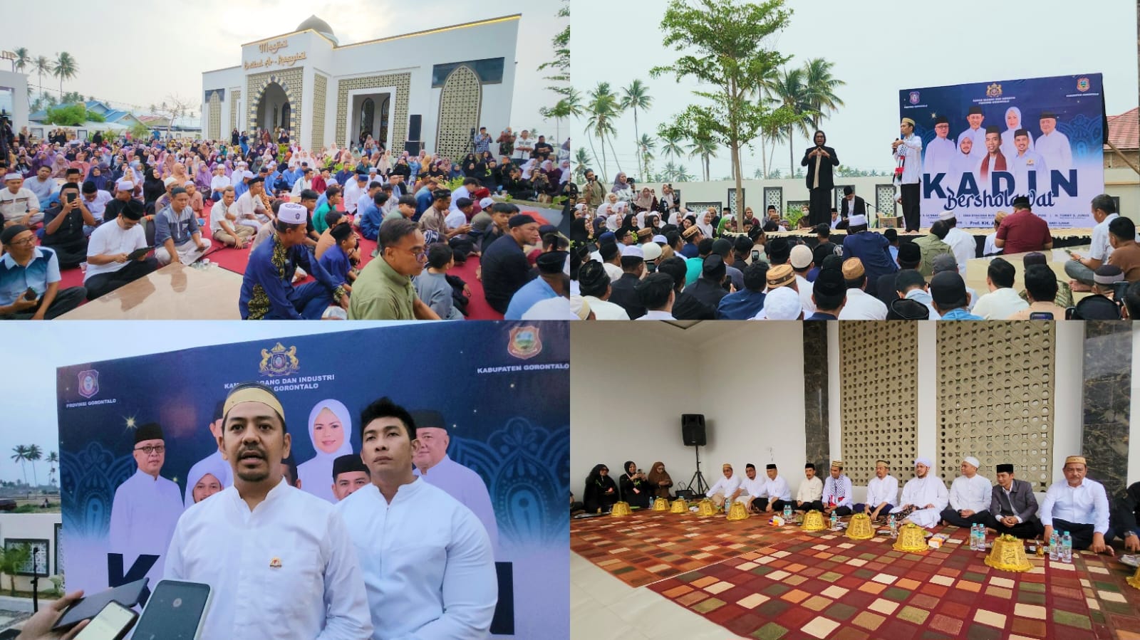 Kadin Gorontalo Satukan Ribuan Warga dalam Salawat Bersama UAS